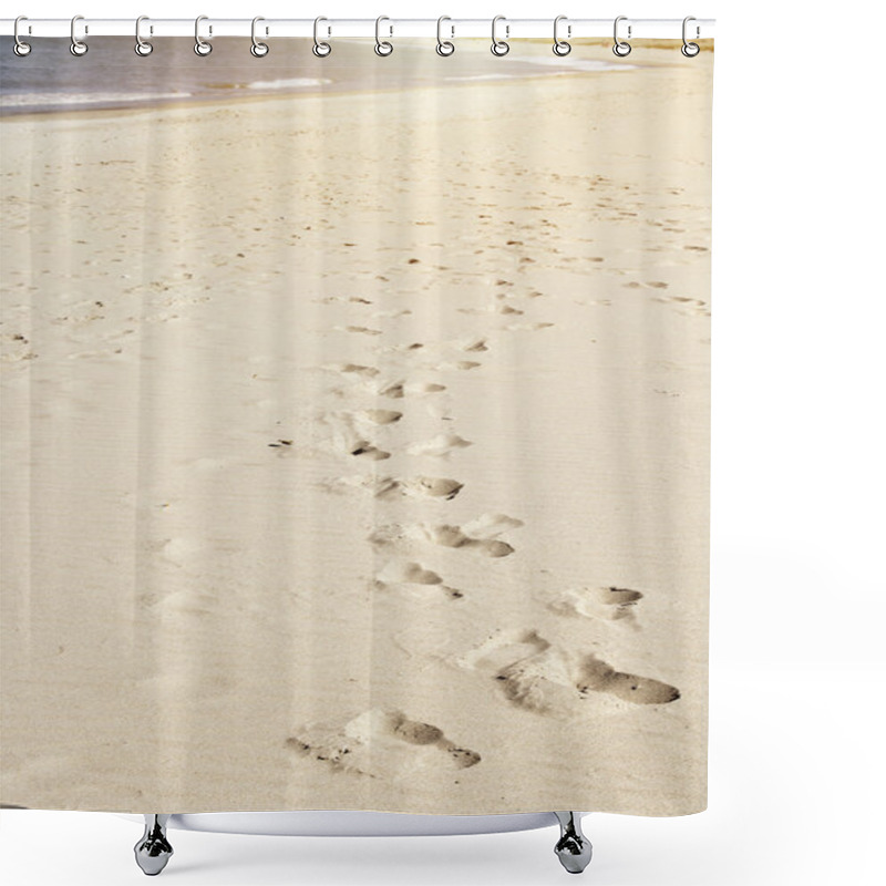 Personality  Foot Prints Shower Curtains