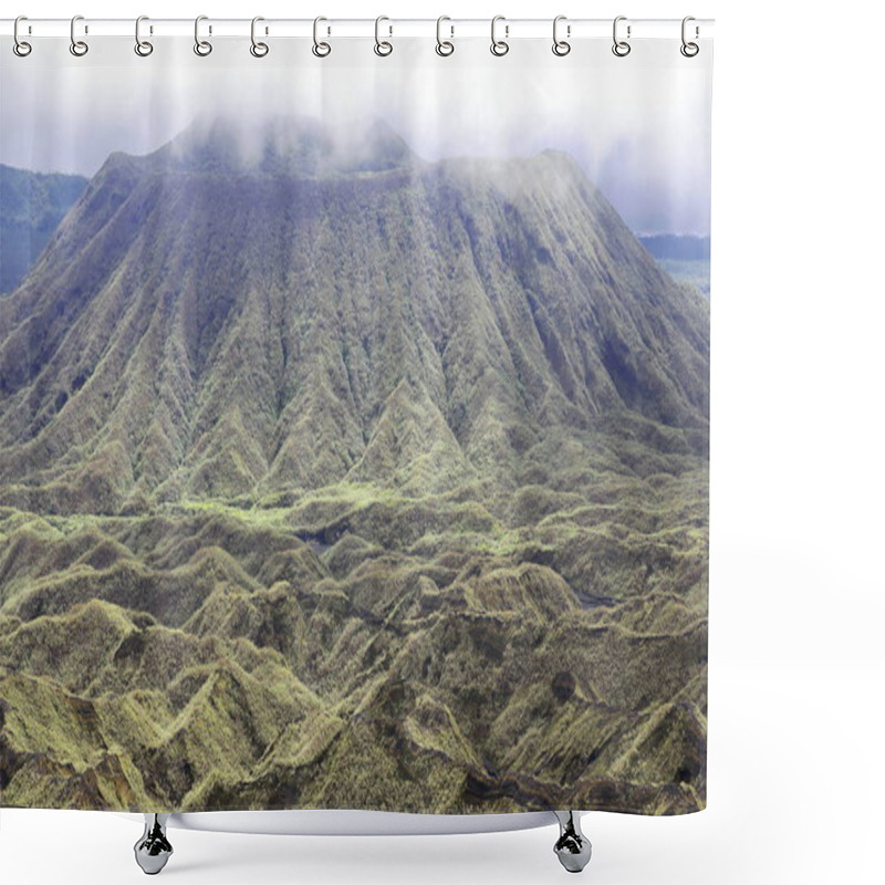 Personality  Trunk Cone Of Marumligar Volcanic Crater. Ambrym Island-Vanuatu. 5959 Shower Curtains