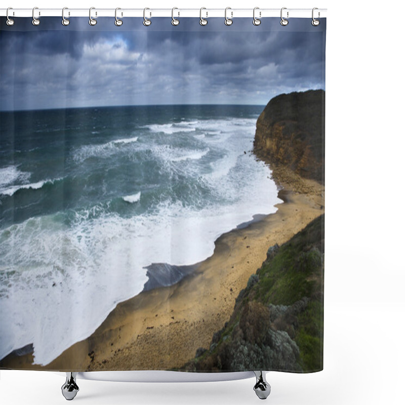 Personality  Australian Coastline. Shower Curtains