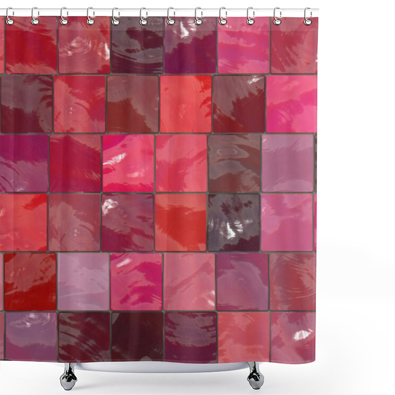 Personality  Purple Background Shower Curtains