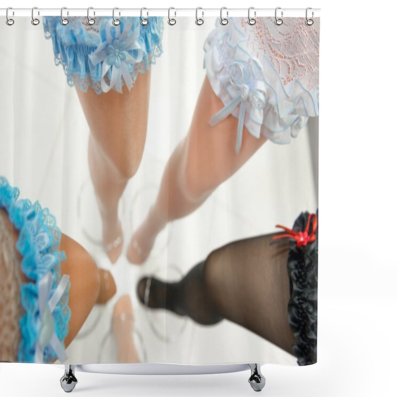 Personality  Sexy Garters Shower Curtains