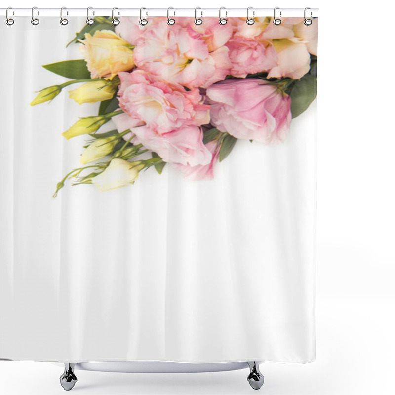 Personality  Beautiful Pink Flowers Shower Curtains