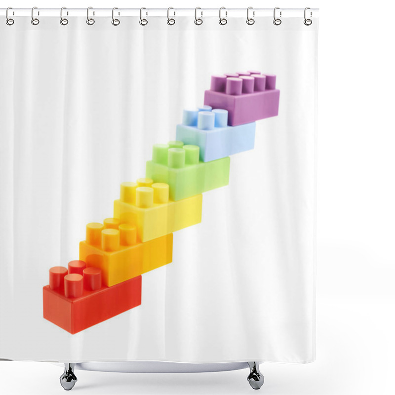 Personality  Toy Bricks Shower Curtains