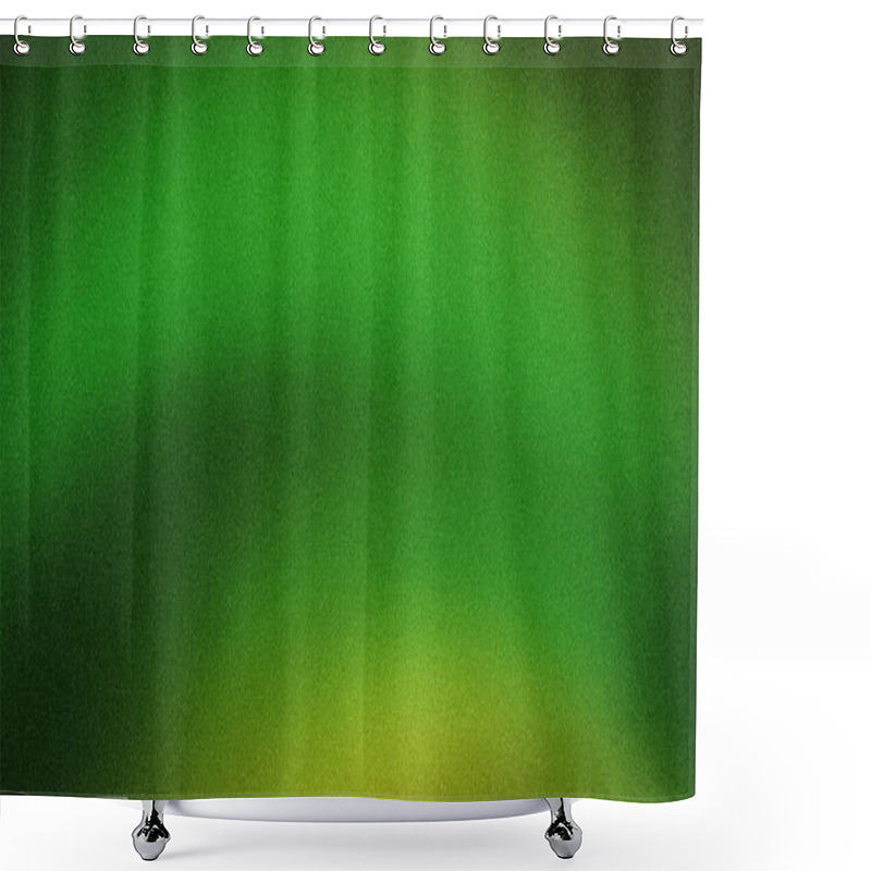 Personality  Abstract 4K Grainy Background Blending Vibrant Green And Yellow Hues With A Soft Blur, Ideal For Wallpapers, Banners, Templates, And Creative Designs Shower Curtains