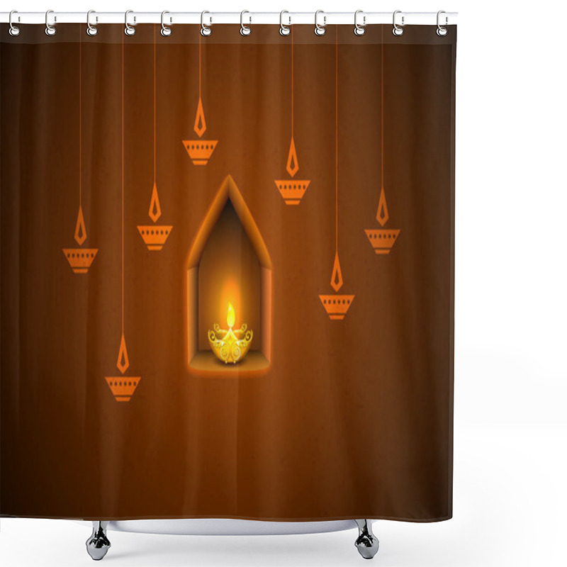 Personality  Diwali Holiday Background Shower Curtains