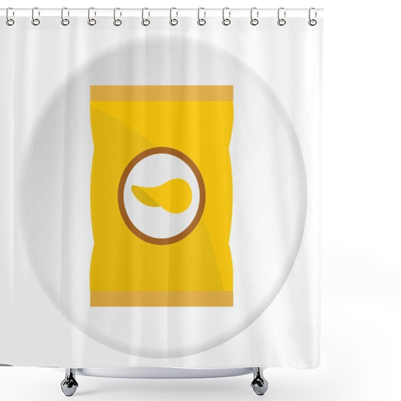 Personality  Ruby Icon Circle Shower Curtains