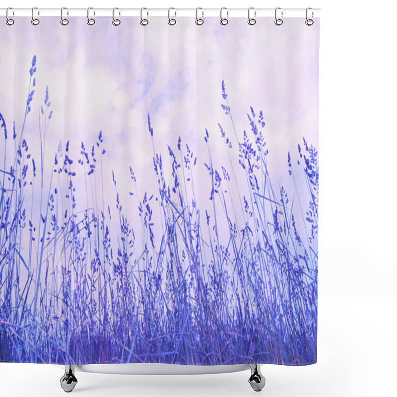 Personality  Meadow Grass Shower Curtains