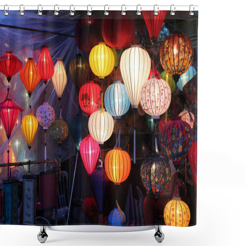 Personality  The Lanterns Around Old Town Of Hoi An. Taken In Vietnam, July 2015. Shower Curtains