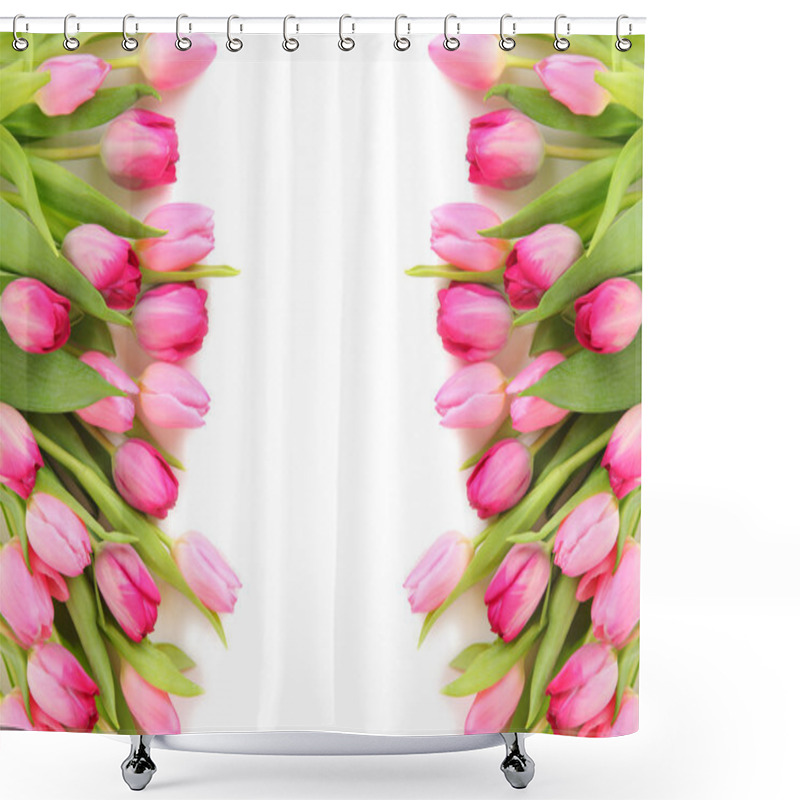 Personality  Fresh Tulips Shower Curtains