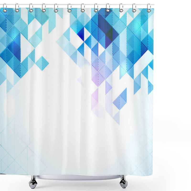 Personality  Mosaic Abstract Background Shower Curtains