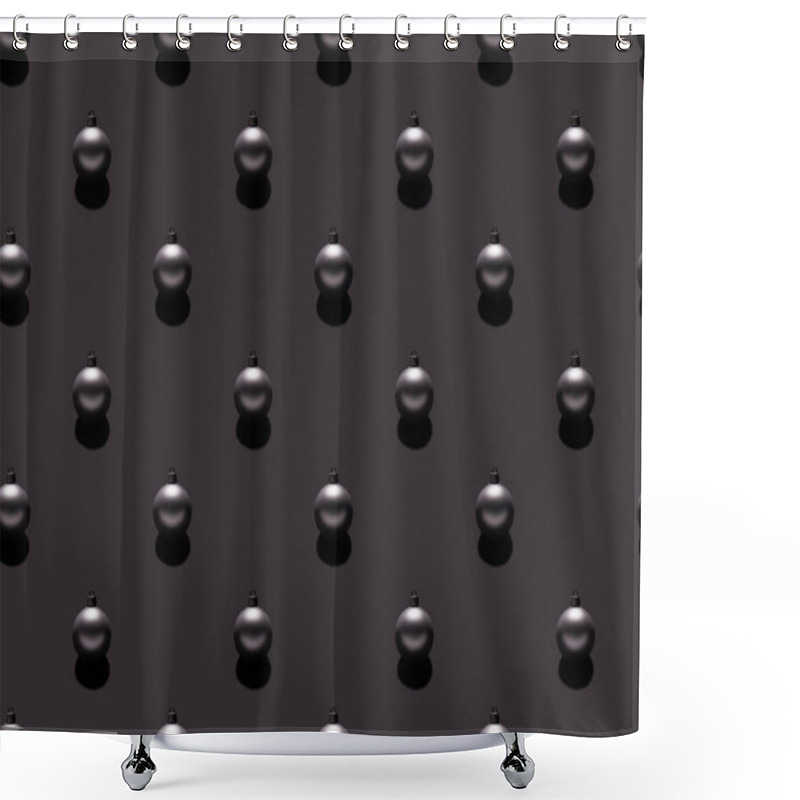 Personality  Christmas Balls Shower Curtains