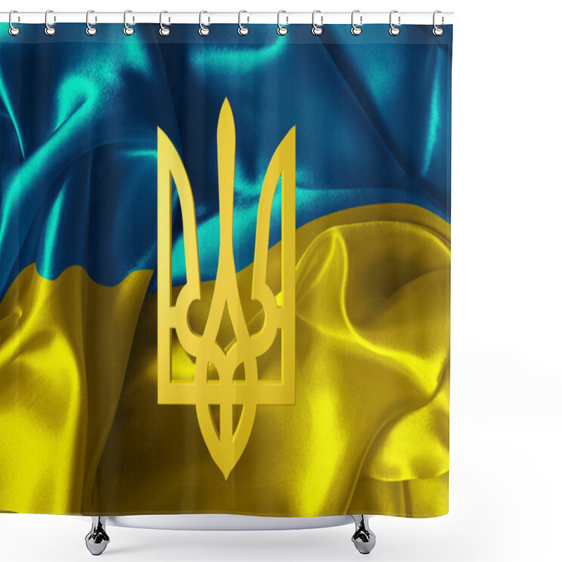 Personality  Ukraine Flag Shower Curtains