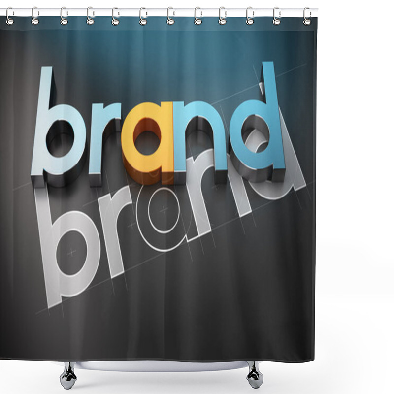 Personality  Product Naming - Brand Name Concept Shower Curtains