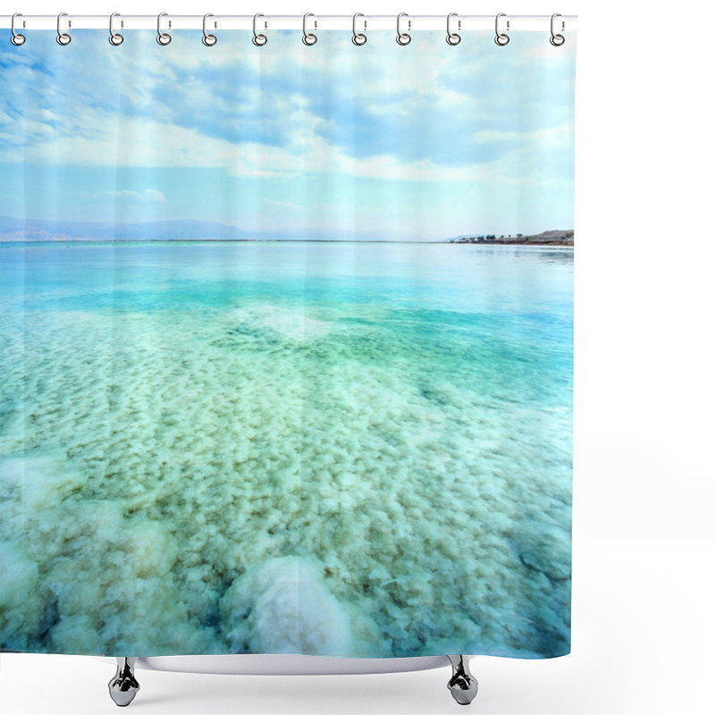 Personality  Waterscape Dead Sea In Israel Shower Curtains