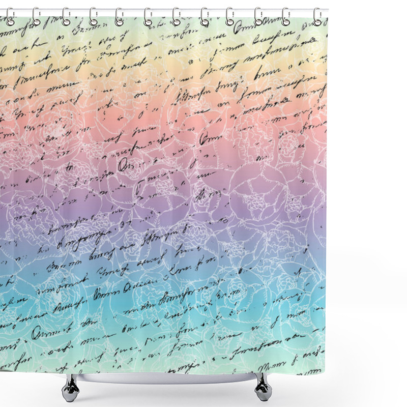 Personality  Valentines Grunge Pattern. Shower Curtains