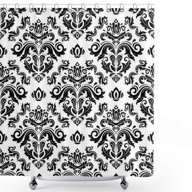 Personality  Seamless Orient Vector Background Shower Curtains