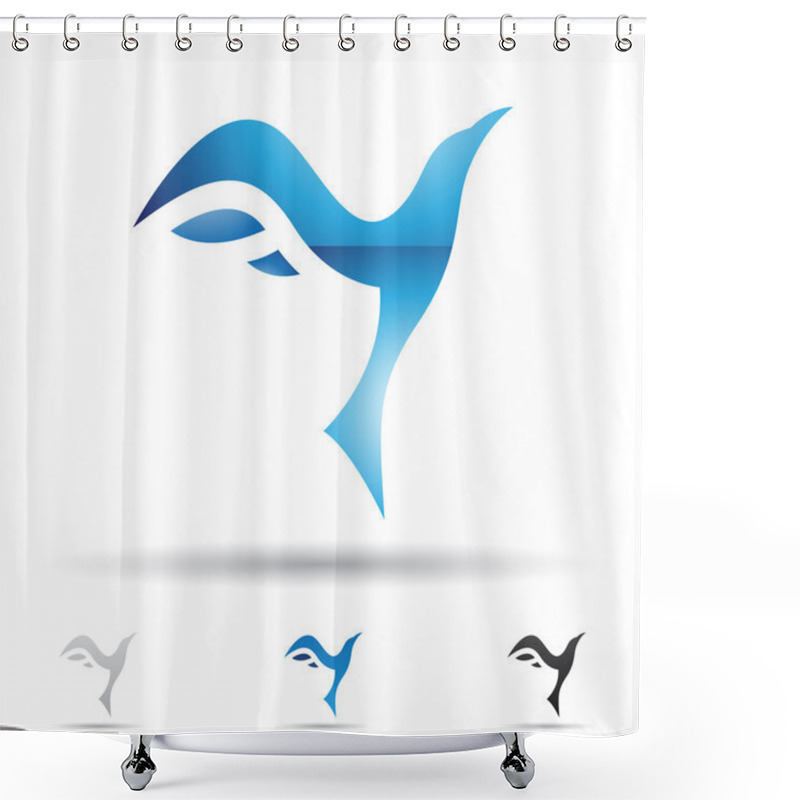 Personality  Abstract Icon For Letter Y Shower Curtains