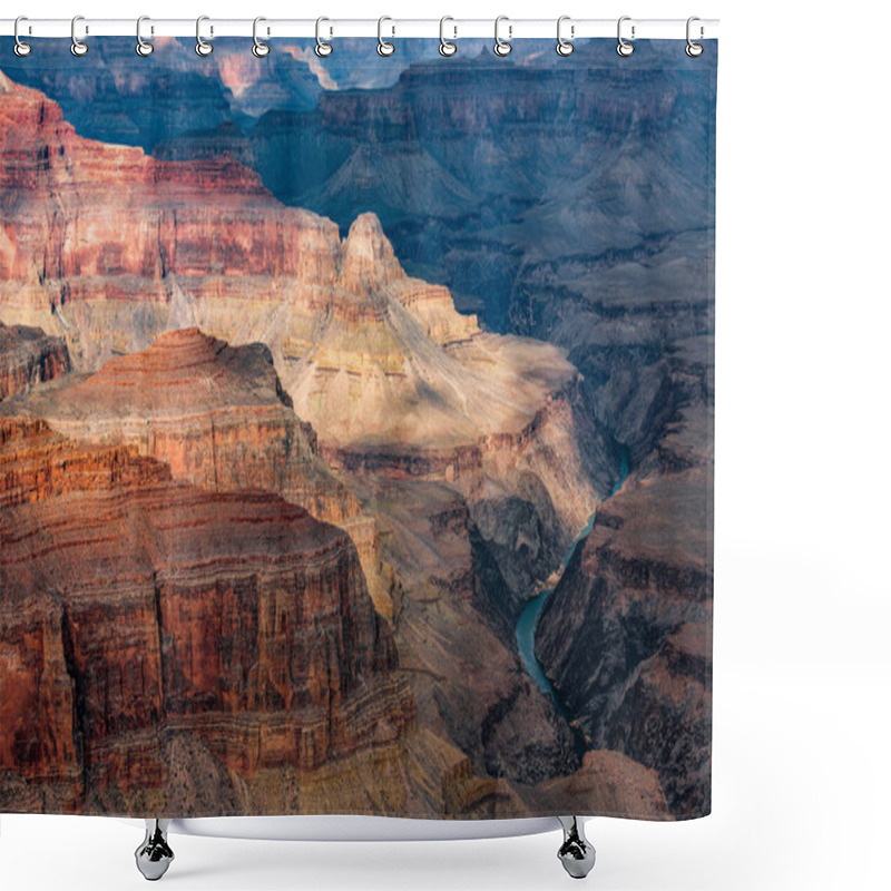 Personality  Grand Canyon National Park Overview In Arizona Shower Curtains