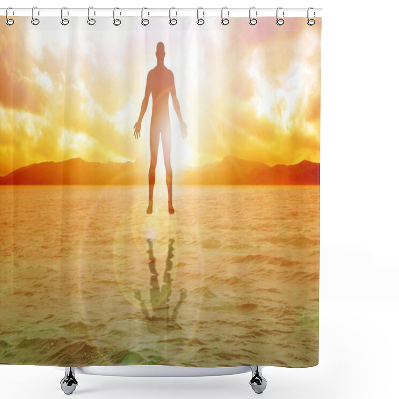 Personality  Inner Power Shower Curtains