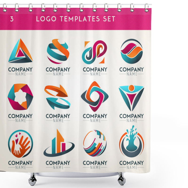 Personality  Abstract Logos, Web Icons, Symbols Shower Curtains