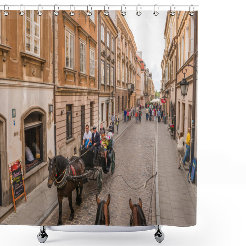 Personality  Street In The Old Town  Warsaw Shower Curtains