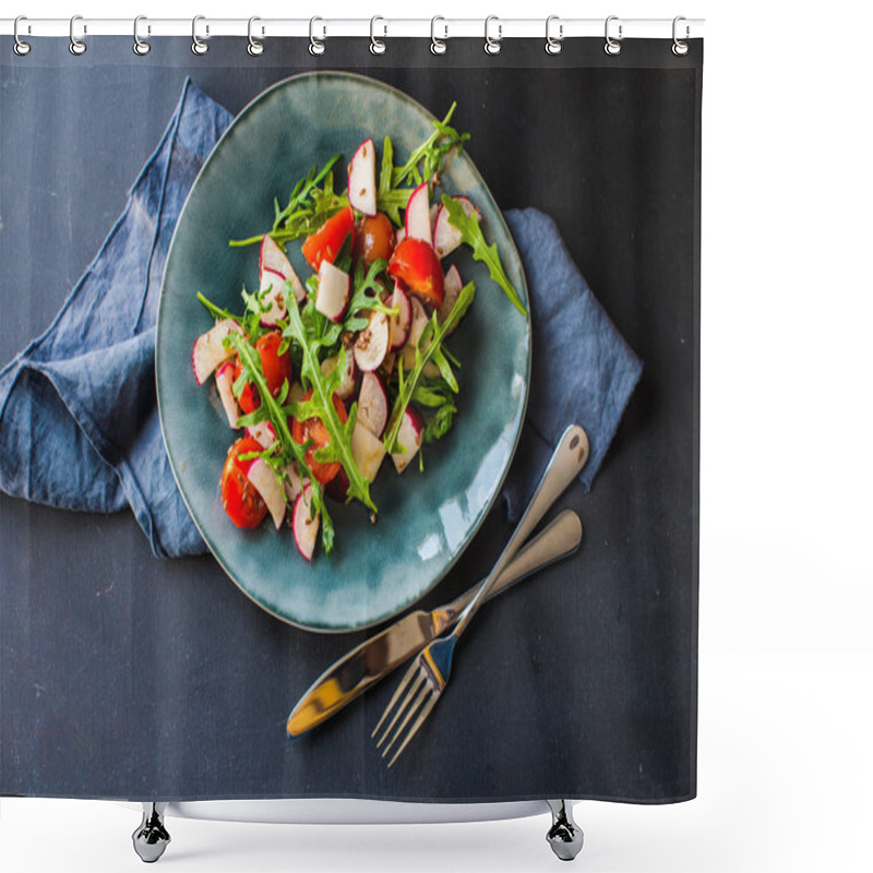 Personality  Organic Food Concept Shower Curtains