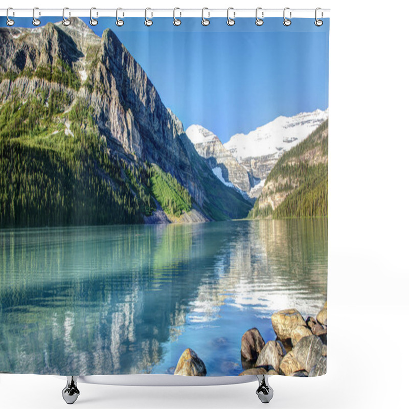 Personality  Lake Louise, Banff National Park Shower Curtains