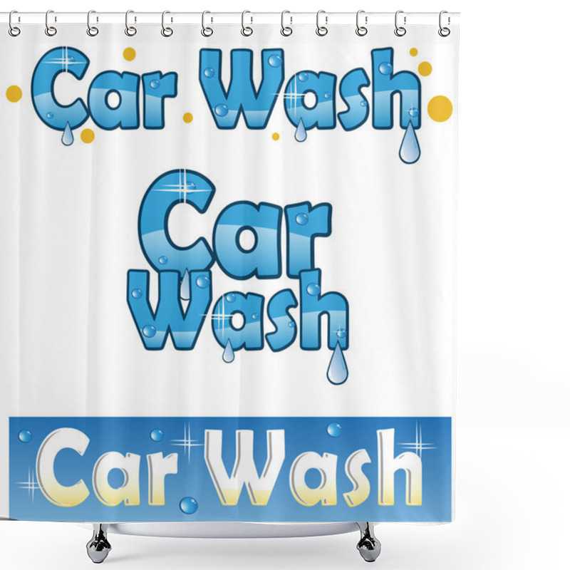 Personality  Car Wash Shower Curtains