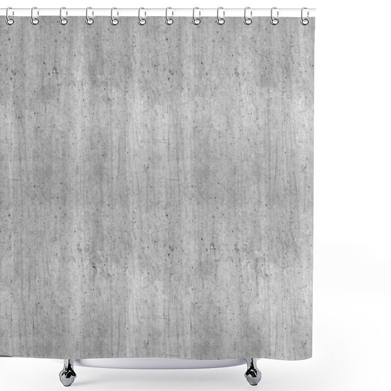 Personality  Seamless Grey Smooth New Concrete Wall Texture. Shower Curtains