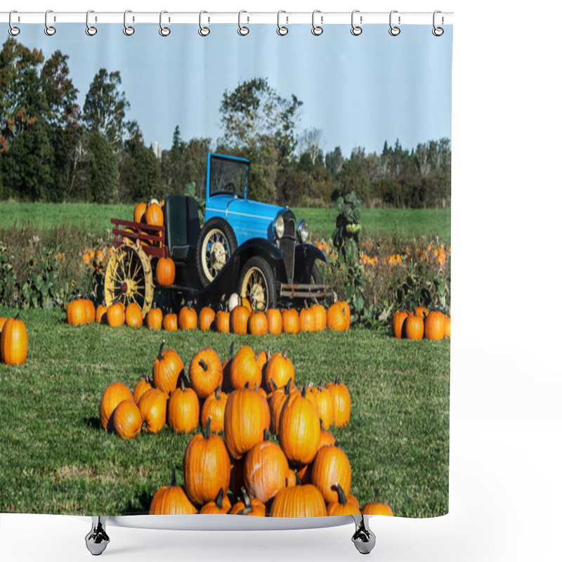 Personality  Pumpkins Shower Curtains