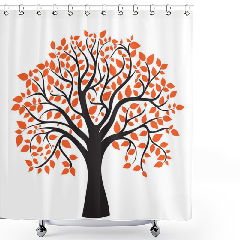 Personality  Autumn Tree For Your Design Shower Curtains