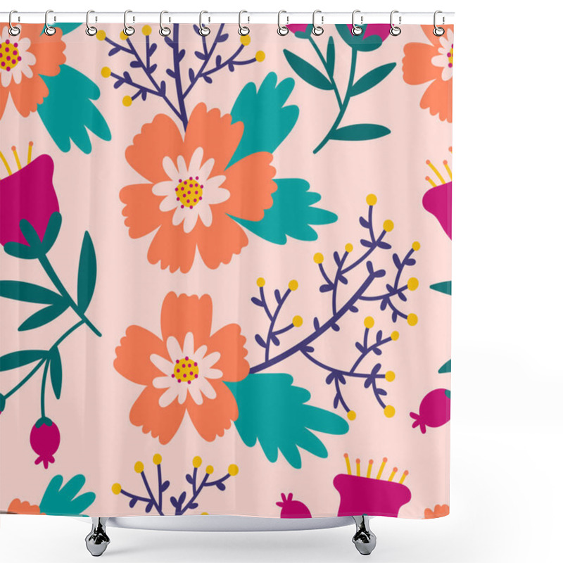 Personality  Beautiful Floral Pattern. Shower Curtains