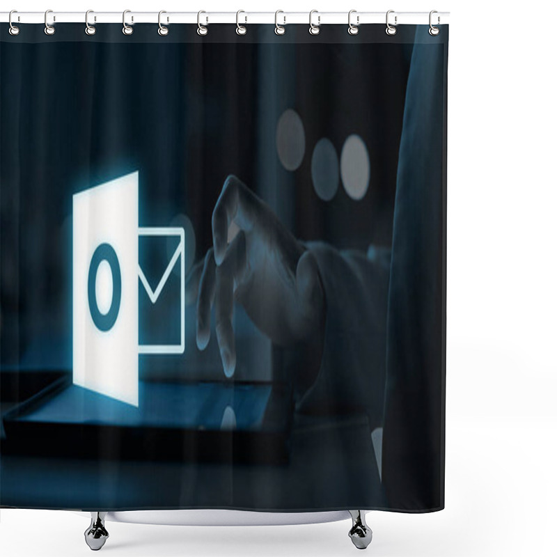 Personality  Microsoft Outlook Your Ultimate Email And Calendar Solution Shower Curtains