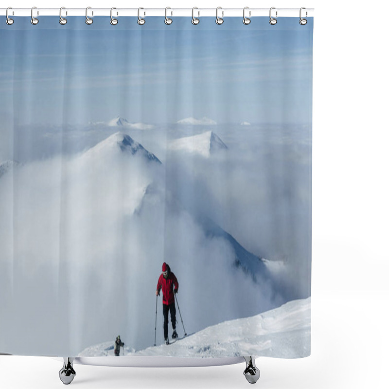 Personality  People Climbing Shower Curtains