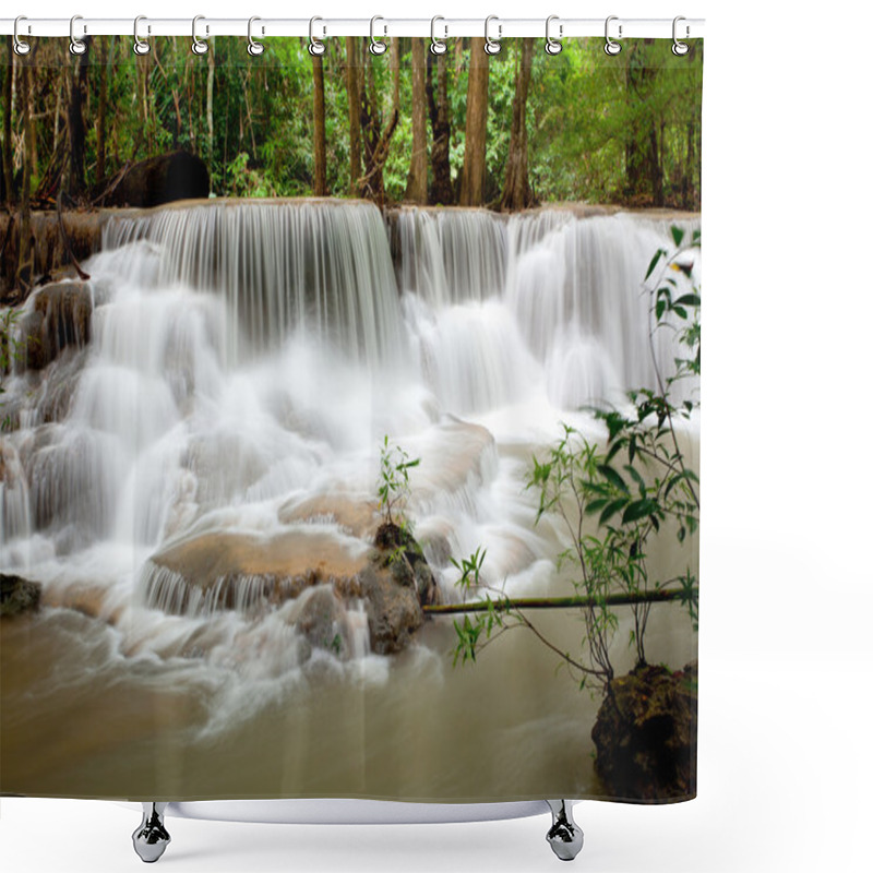 Personality  Tropical Waterfall Thailand Shower Curtains