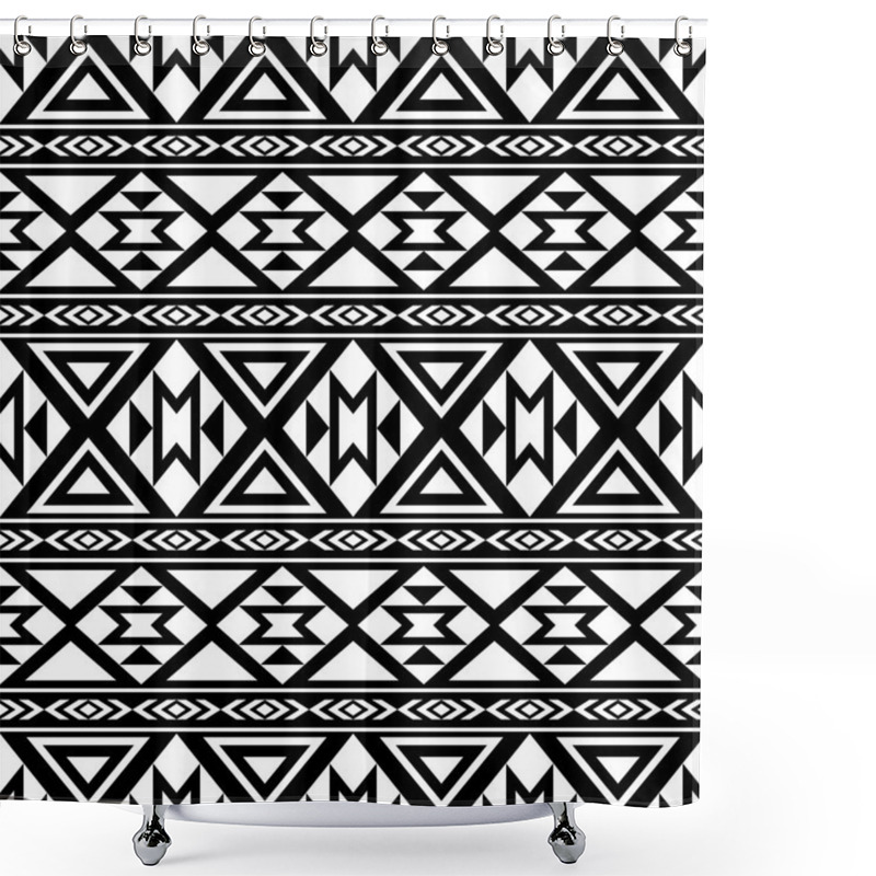 Personality  Seamless Aztec Pattern Shower Curtains