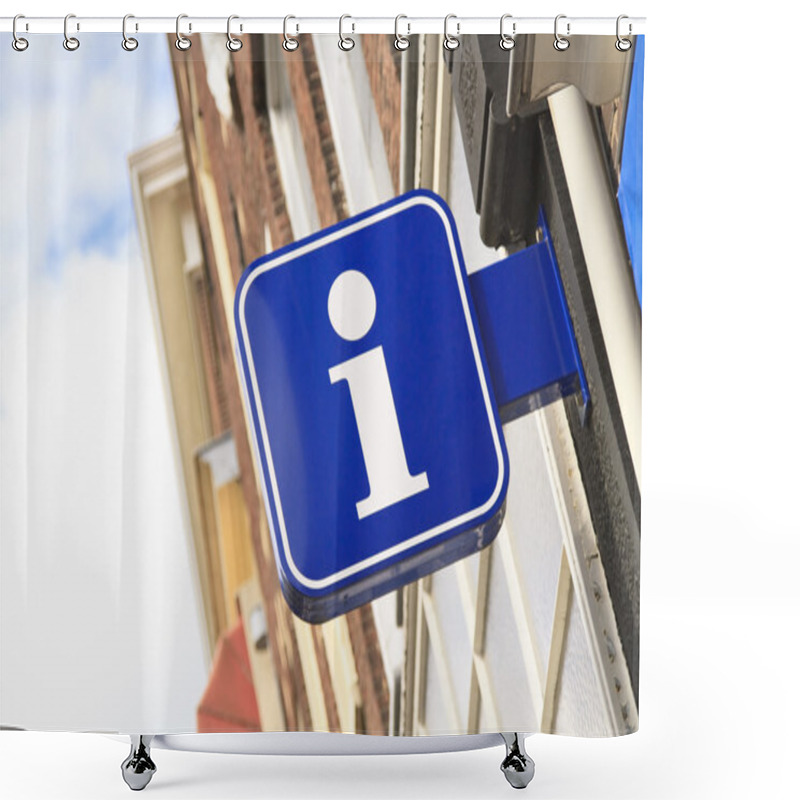 Personality  Tourist Information Sign Shower Curtains