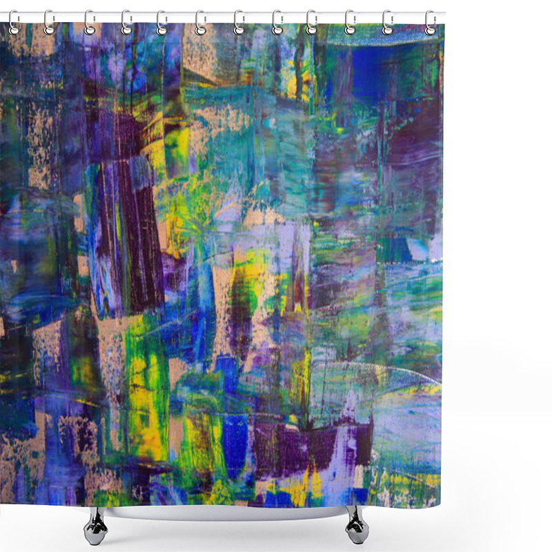 Personality  Abstract Art Background.  Shower Curtains