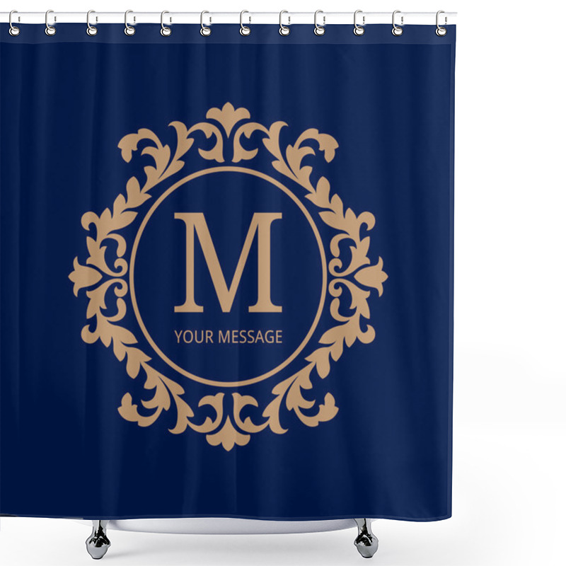 Personality  Monogram Shower Curtains