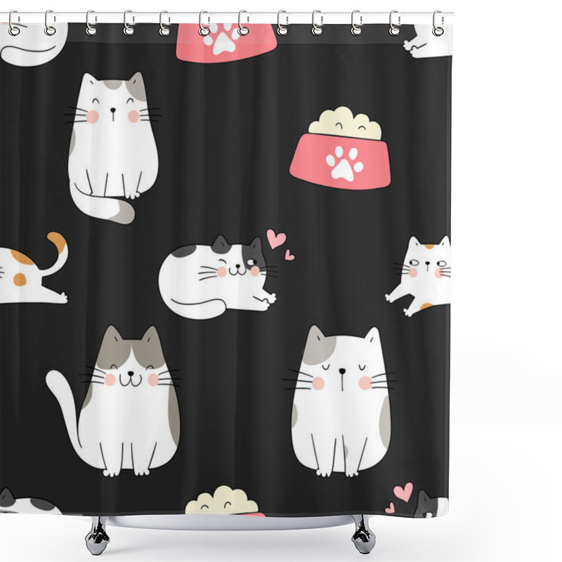 Personality  A Seamless Pattern That Can Be Used For Prints, Textiles, Designing And So Much More. The Only Limitation Is Your Imagination Shower Curtains