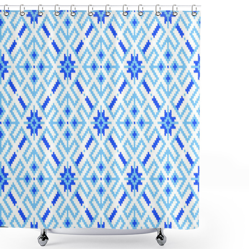 Personality  Seamless Winter Pattern Shower Curtains