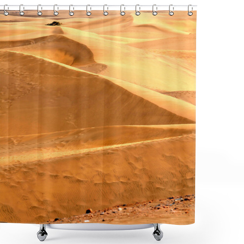 Personality  Sand Desert Shower Curtains