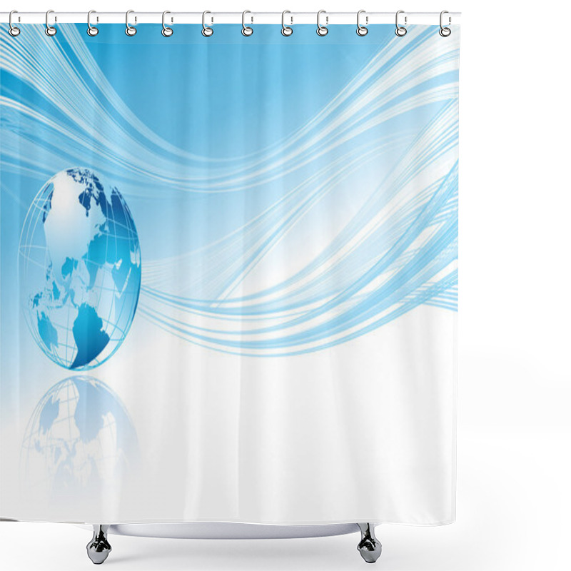 Personality  Abstract Banner Shower Curtains