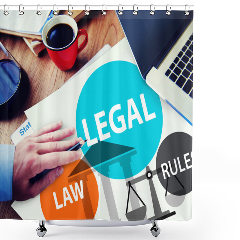 Personality  Legal Law Rules Concept Shower Curtains