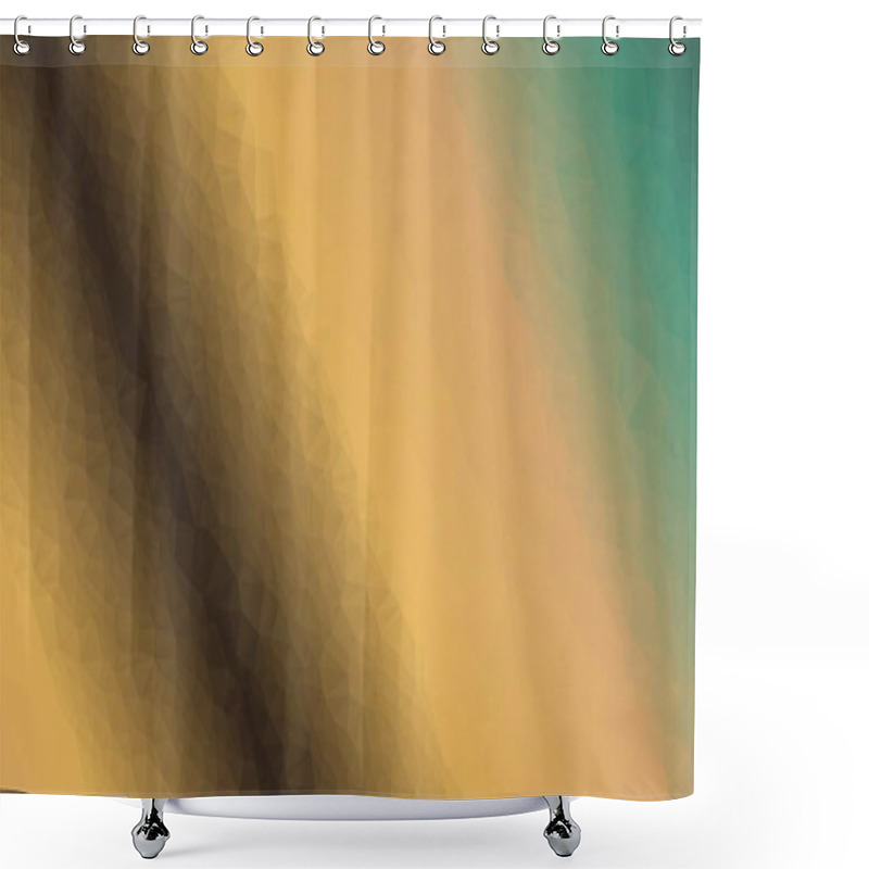 Personality  Abstract Geometric Background With Poly Pattern Shower Curtains