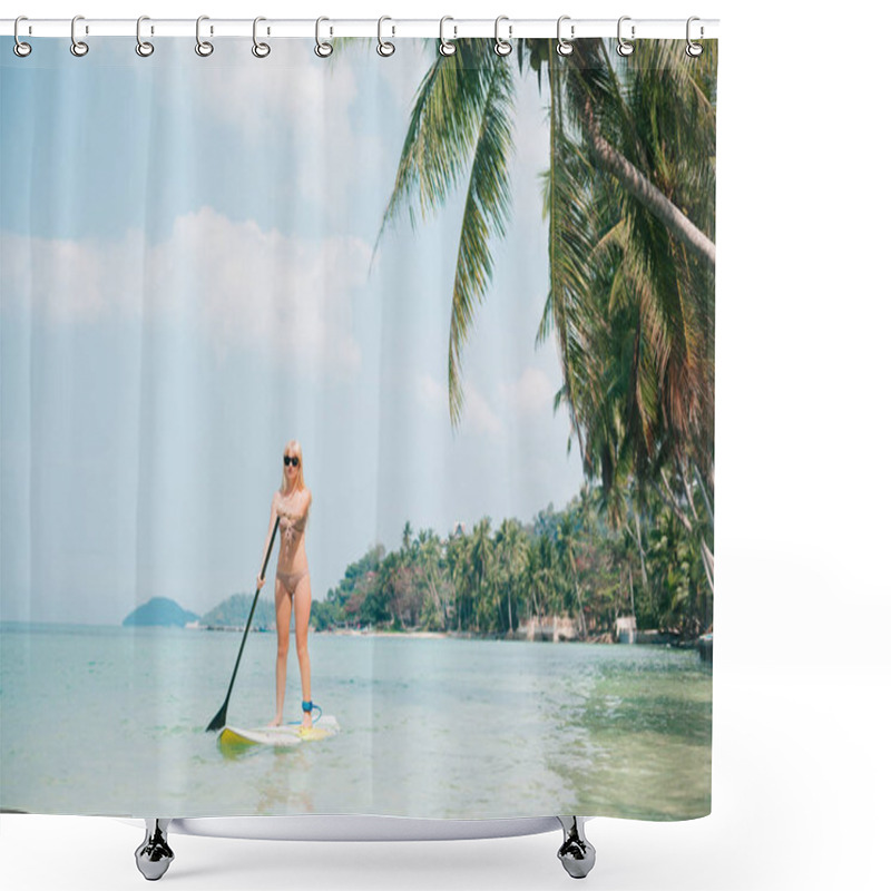 Personality  Tropical Resort Shower Curtains