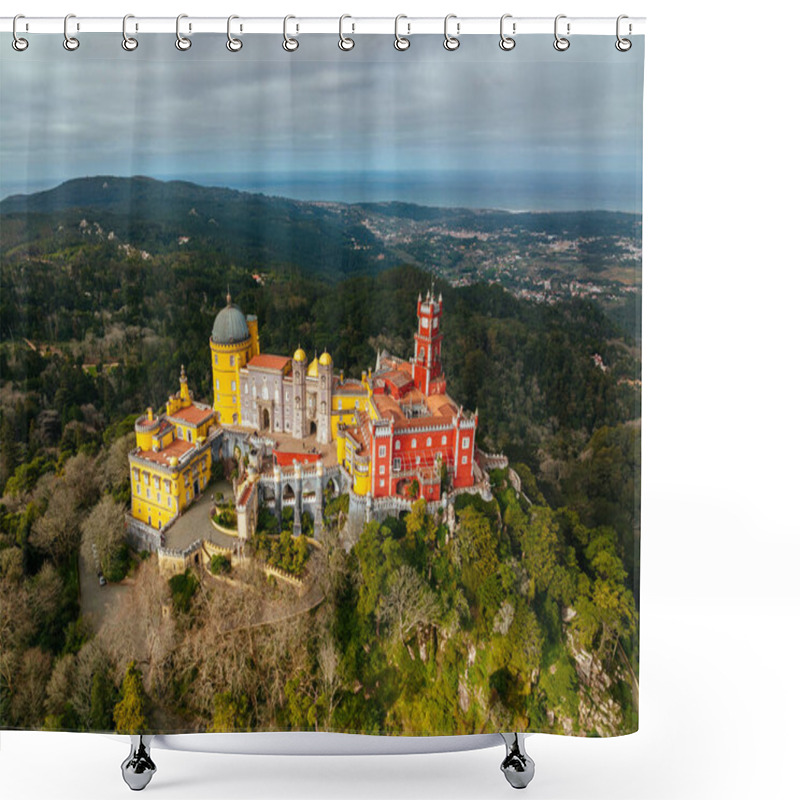 Personality  Park And National Palace Of Pena In Sintra, Portugal Shower Curtains