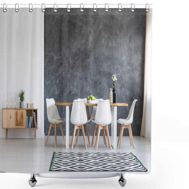 Personality  Simple Dining Room Shower Curtains