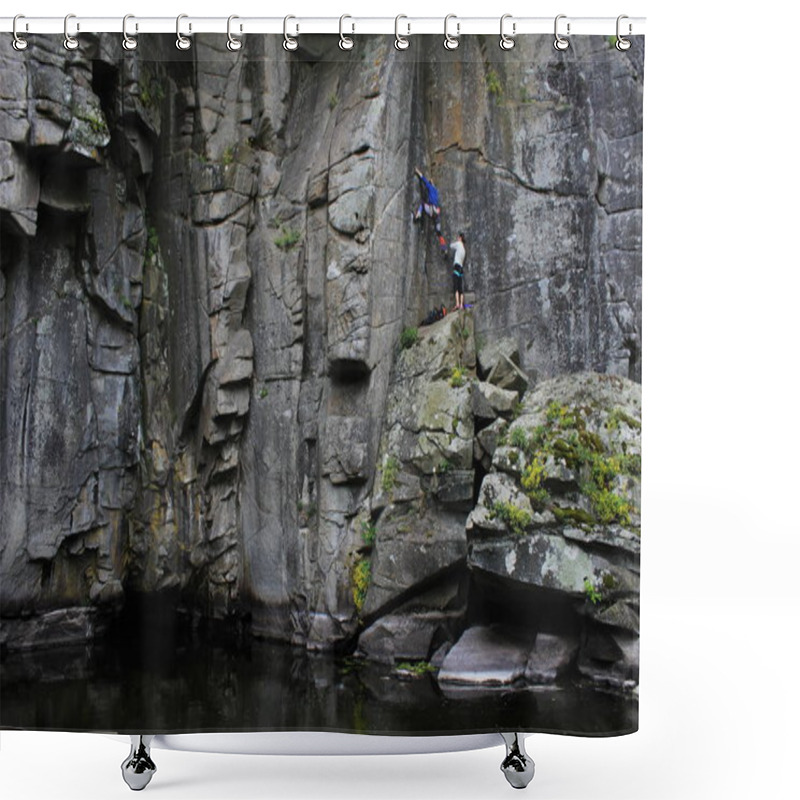 Personality  Buki, Canyon In Ukraine Shower Curtains