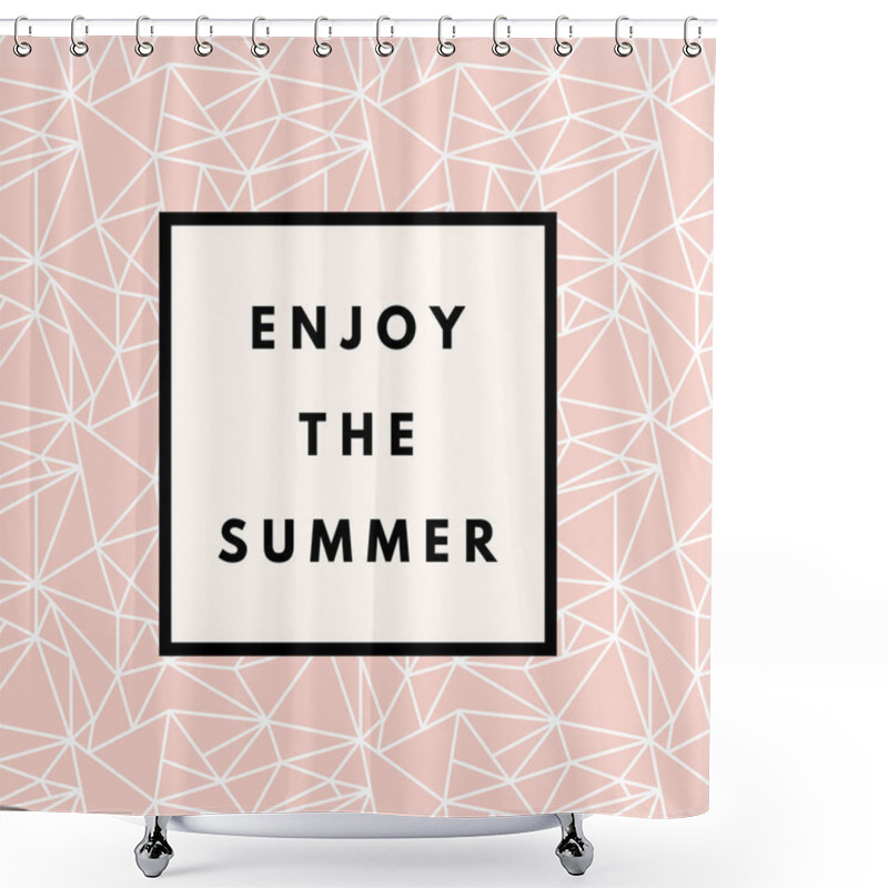 Personality  Summer Hipster Boho Chic Background Shower Curtains